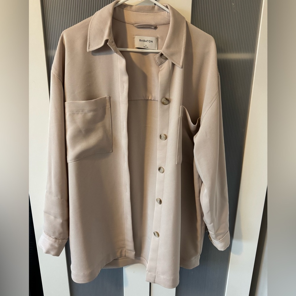 BABATON LIGHTWEIGHT SHACKET - NEVER WORN, NO TAGS
